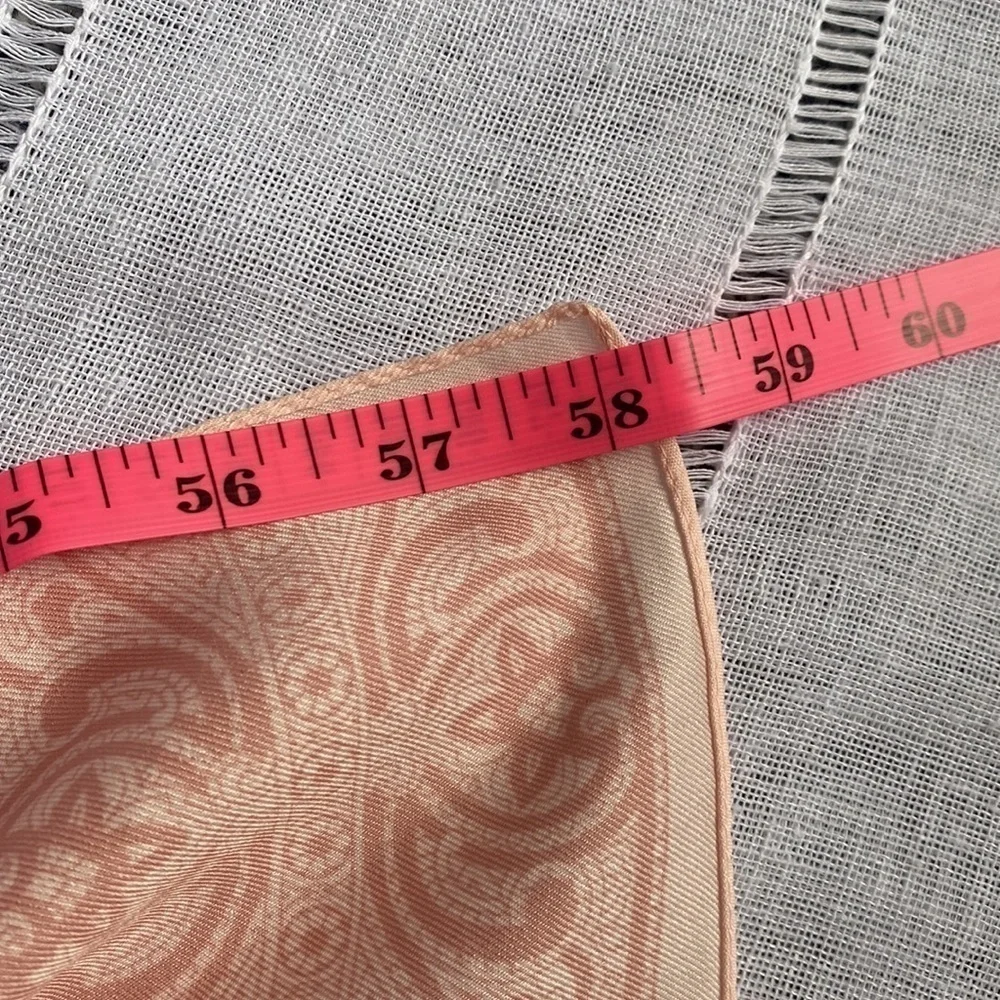 Glentex vintage Italian made scarf in soft pink.